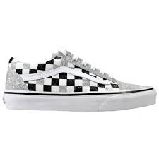 VANS ואנס אולד סקול נצנצים כסוף