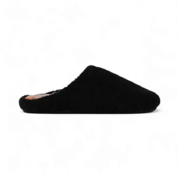 The Teddy Black-slippers